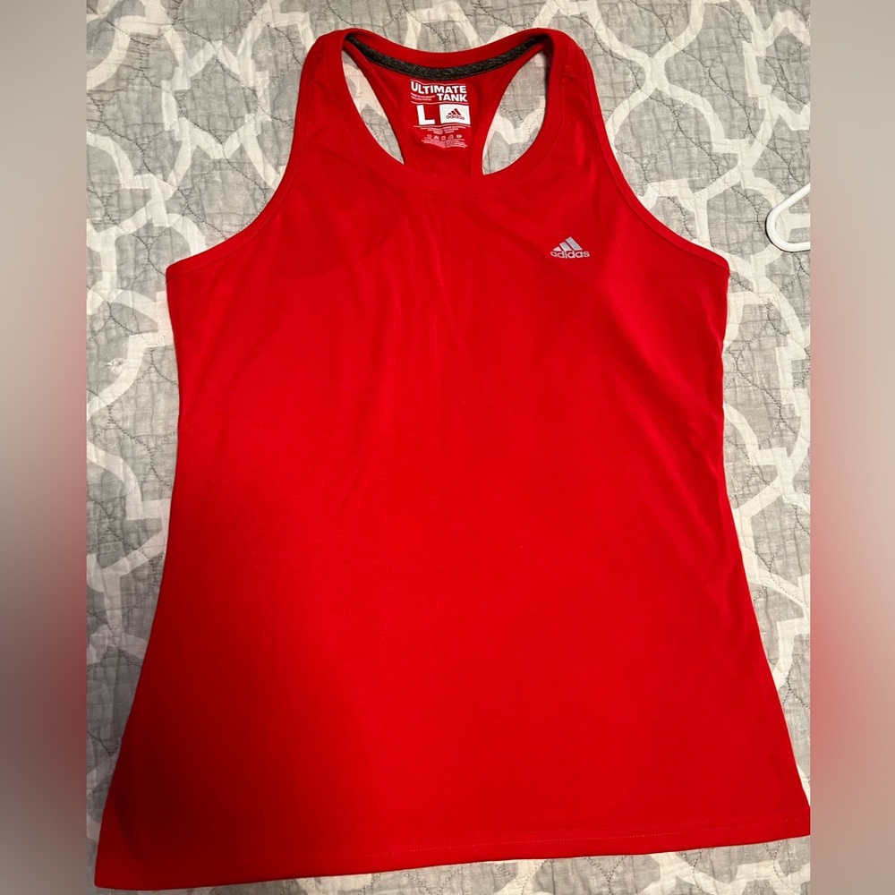 Adidas ultimate tank workout top, large